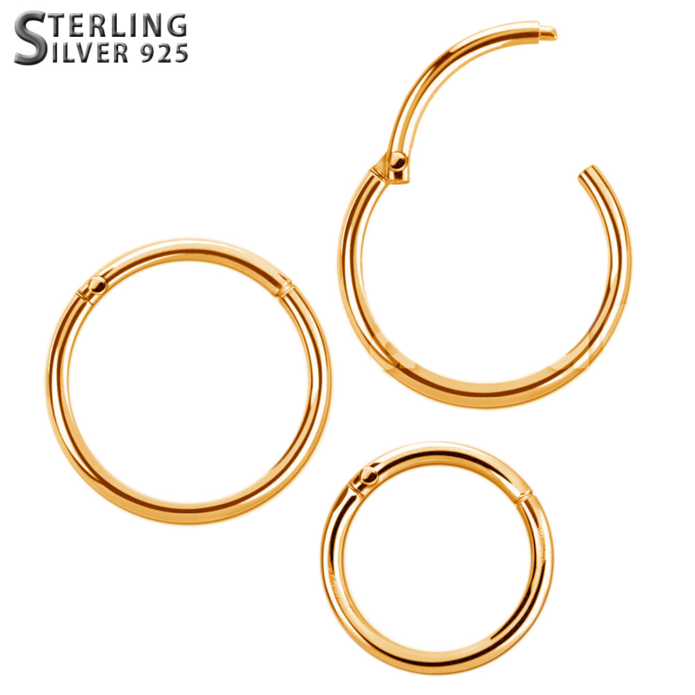 Hopea / Rose Gold Clicker Rengas