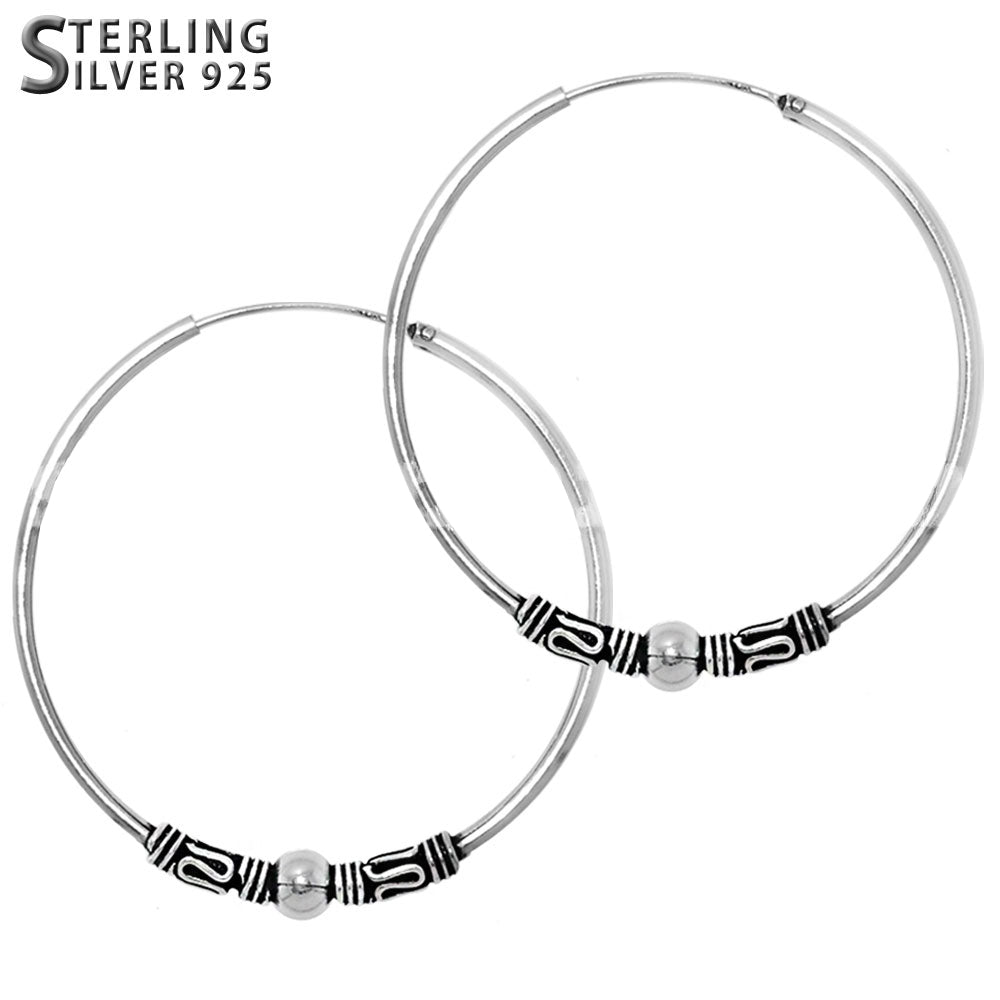 Korvarenkaat hopea bali