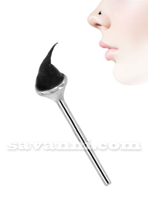 Nenäkoru Suora Hopea Pehmeä Silikonipiikki