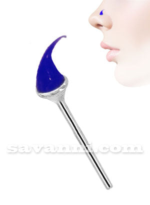 Nenäkoru Suora Hopea Pehmeä Silikonipiikki