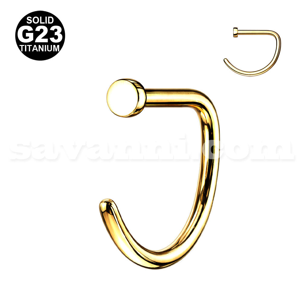 Titaani Nenärengas D-malli 0.8mm