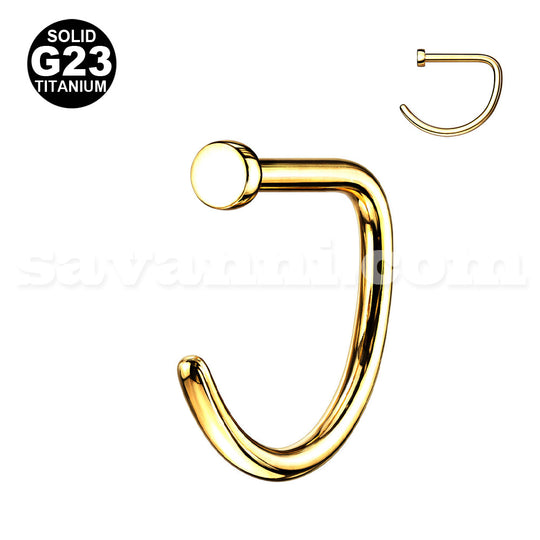 Titaani Nenärengas D-malli 0.8mm