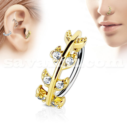 Lävistysrengas Lehdet Zirkon