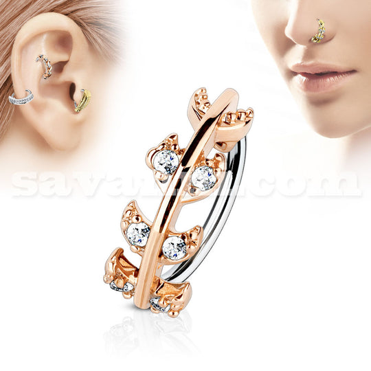 Lävistysrengas Lehdet Zirkon