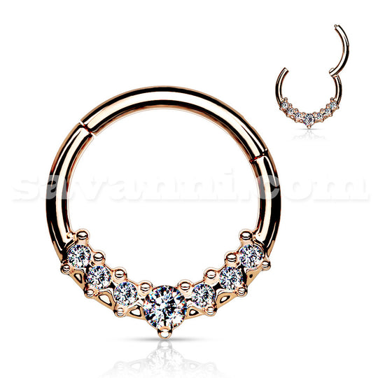 1.2mm Rengas Clicker Zircon Fan