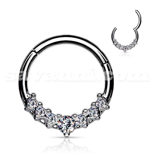 1.2mm Rengas Clicker Zircon Fan