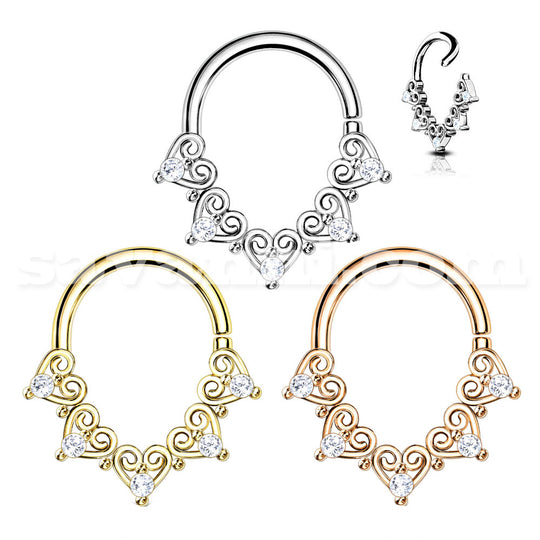 Septum rengas sydän