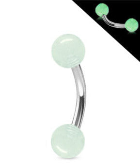 1.2mm Banaani Loistaa Pimeässä Pallot 4mm