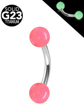 1.2mm Banaani Titaani Loistaa Pimeässä Pallot 4mm