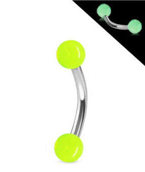 1.2mm Banaani Loistaa Pimeässä Pallot 3mm