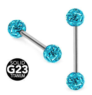 Titaani barbell crystal