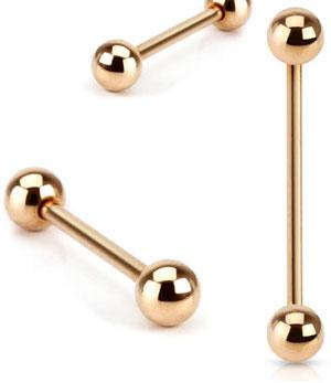 Barbell rose gold