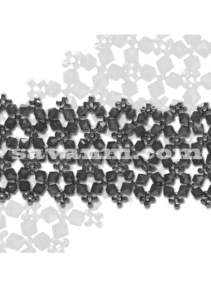 Choker Kaulakoru Swarovski Kristallit Punos