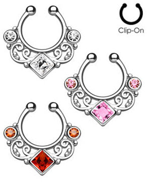Feikki Septum Lace Swirl väriful Gem