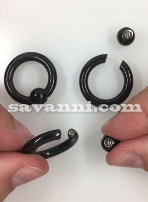 Musta Heavy Gauge Easy Clip CBR-Rengas