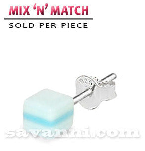 Hopeakorvakoru Sateenkaari Kuutio