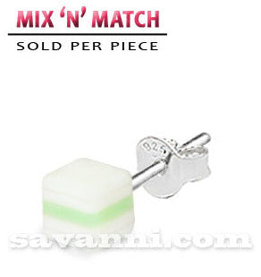 Hopeakorvakoru Sateenkaari Kuutio