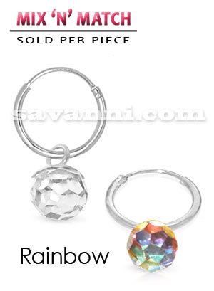 Hopea Korvarengas Pyöreä Kristalliriipus Spektri