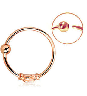 Hopearengas Balinese Twist Rose Gold
