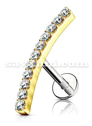 1.2mm Labret Strassikaarre