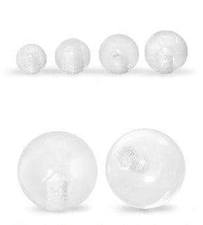 1.2mm Läpinäkyvä Irtopallo Akryyli