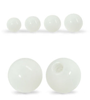 1.2mm Valkoinen Irtopallo Akryyli
