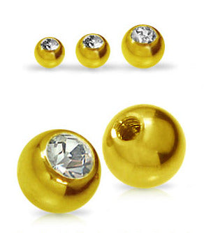 1.2mm Irtopallo Kullanvärinen Strass