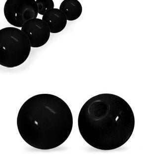 1.6mm Musta Irtopallo Akryyli