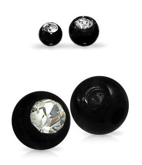 1.2mm Irtopallo Musta Strass