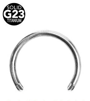 1.2mm Hevosenkenkä Irtovarsi Titaani