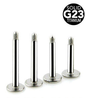 1.6mm Labret Irtovarsi Titaani