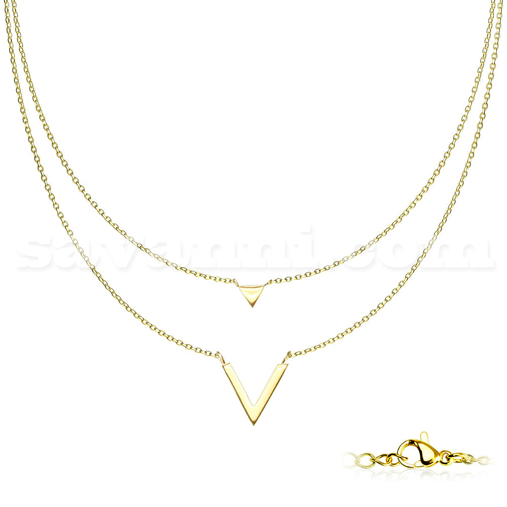 Kaulakoru Double Chain Triangle