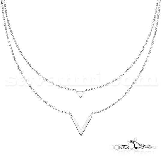 Kaulakoru Double Chain Triangle