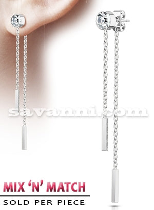 Korvakoru Zircon & Ketjut