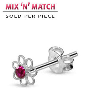 Hopeakorvanappi Kukka Strassikivellä