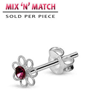 Hopeakorvanappi Kukka Strassikivellä