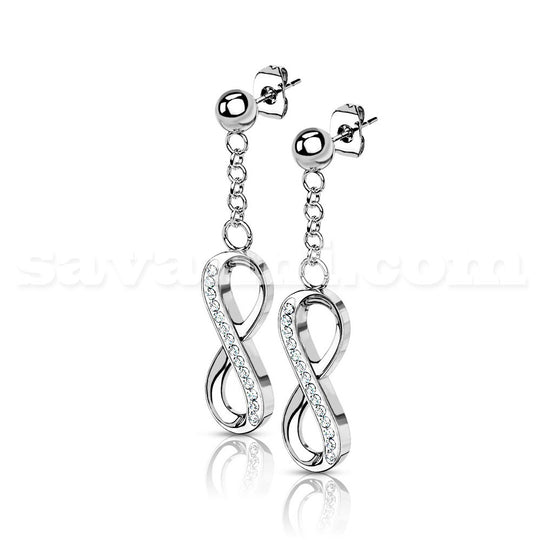 Korvakorut Kirurginteräs Infinity (parihinta)