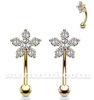 Kulmakoru kukka zirkoni