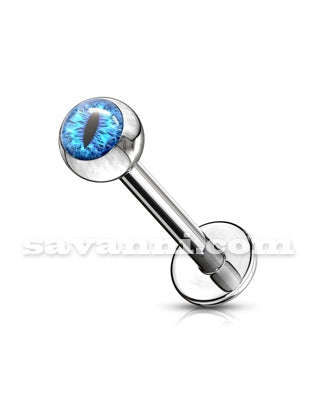 Labret Lävistyskoru Cat Eye Kirurginteräs