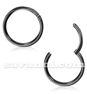 0.8mm Musta Segmenttirengas Clicker