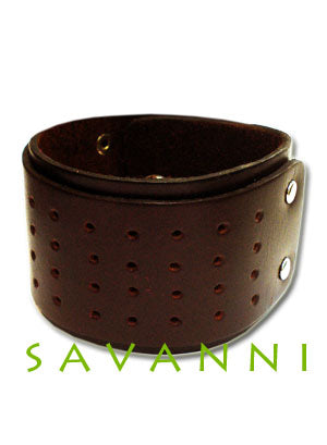 Leveä Nahkaranneke Vyöreiät