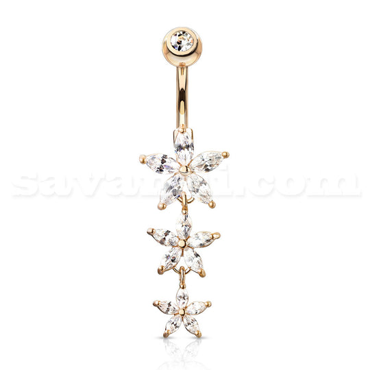 Napakoru Marquise Zircon Flowers