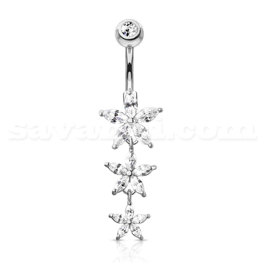 Napakoru Marquise Zircon Flowers