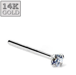 Nenäkoru valkokulta zirkoni