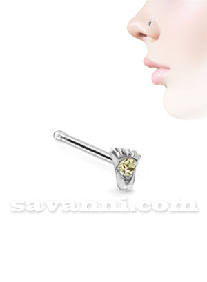 Hopea Nenäkoru Pallotaustalla Footprint