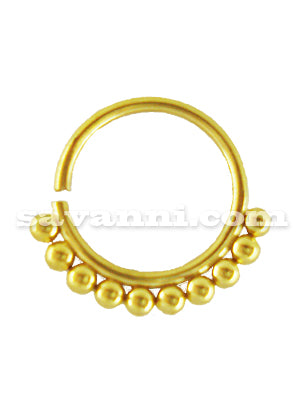 0.8mm Lävistysrengas Beaded Line