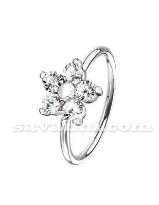 0.8mm Lävistysrengas Värikäs Kukka