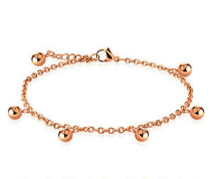 Nilkkaketju rose gold