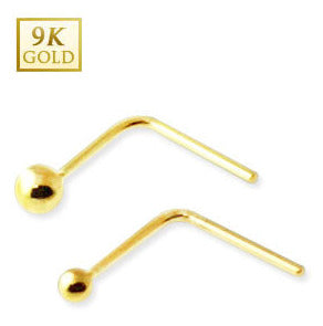 Taivutettu kultainen nenäkoru