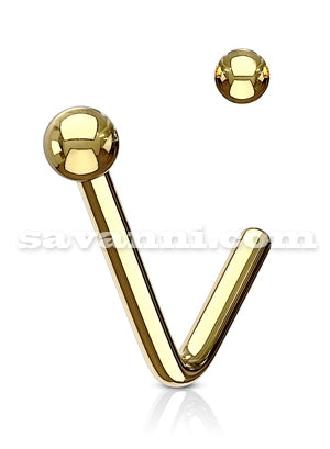 L-Taivutettu Nenäkoru Pallo